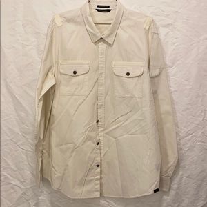 Cream Casual long sleeve Shirt